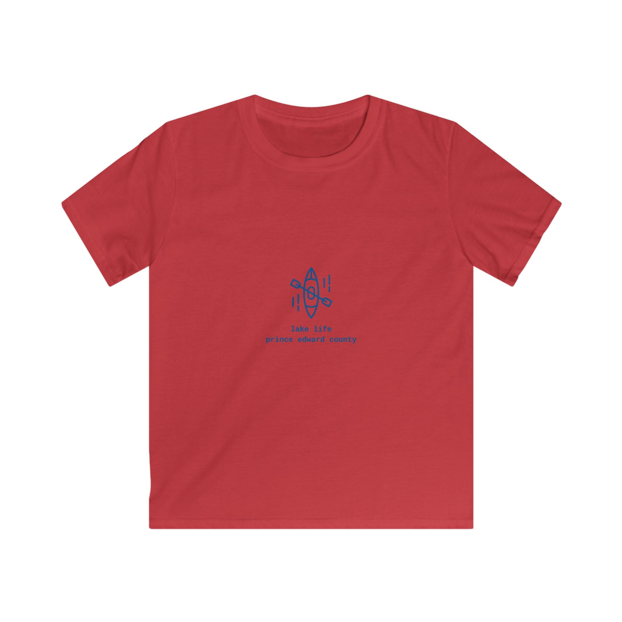 Lake Life Kayaker Prince Edward County Kids Tee