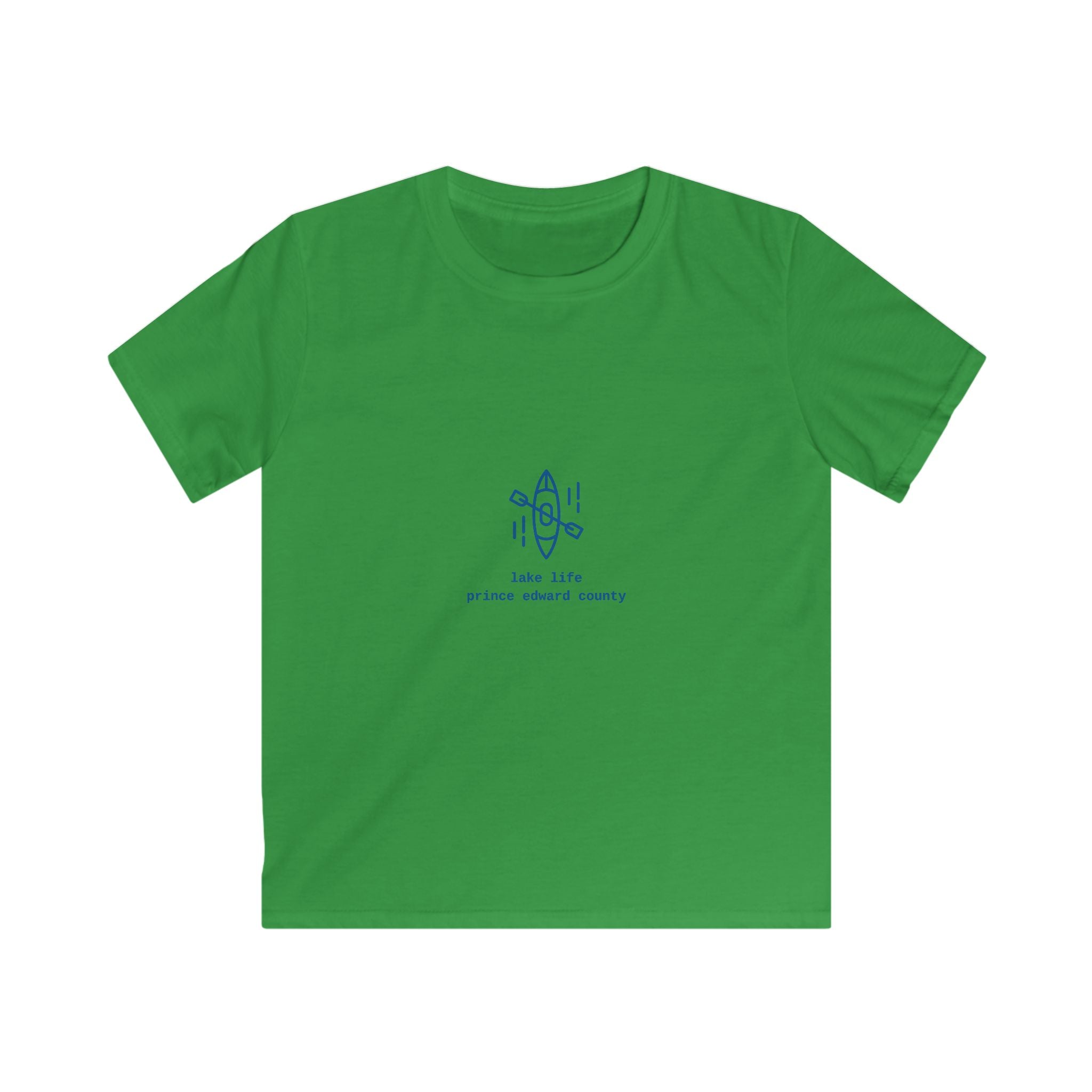 Lake Life Kayaker Prince Edward County Kids Tee